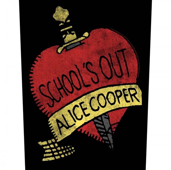 Alice Cooper - School's Out - Rückenaufnäher / Back patch / Aufnäher