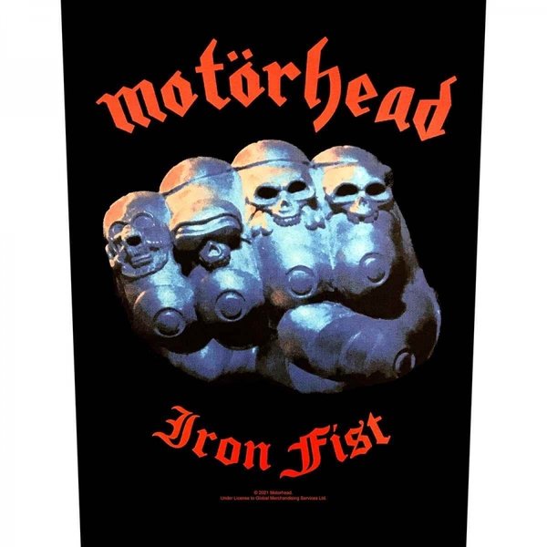 Motörhead - Iron Fist - Rückenaufnäher / Backpatch