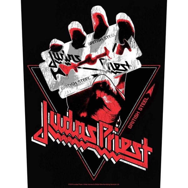 Judas Priest - British Steel Vintage - Rückenaufnäher / Back patch / Aufnäher