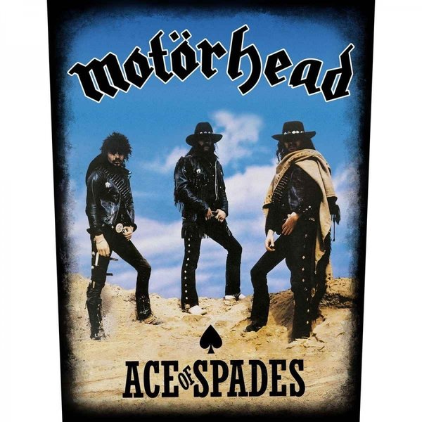 Motörhead - Ace Of Spades - Rückenaufnäher / Back patch / Aufnäher