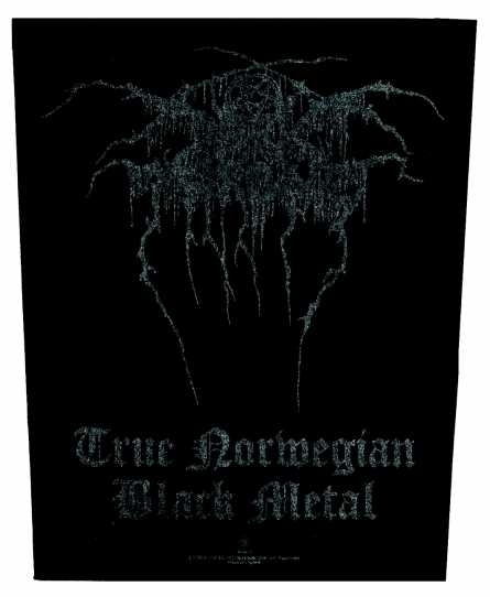 Darkthrone - True Norweigan Black Metal - Rückenaufnäher / Backpatch