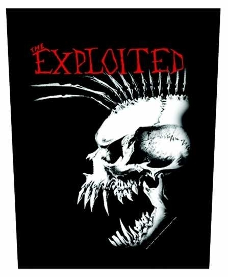 The Exploited - Bastard Skull - Rückenaufnäher / Backpatch