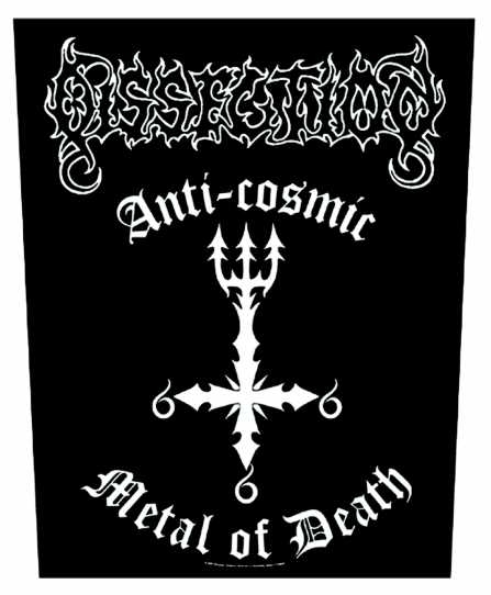 Dissection - Anti-Cosmic Metal Of Death - Rückenaufnäher / Backpatch