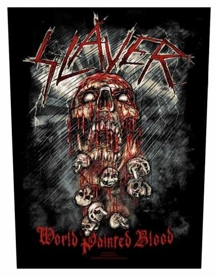 Slayer - World Painted Blood - Rückenaufnäher / Backpatch