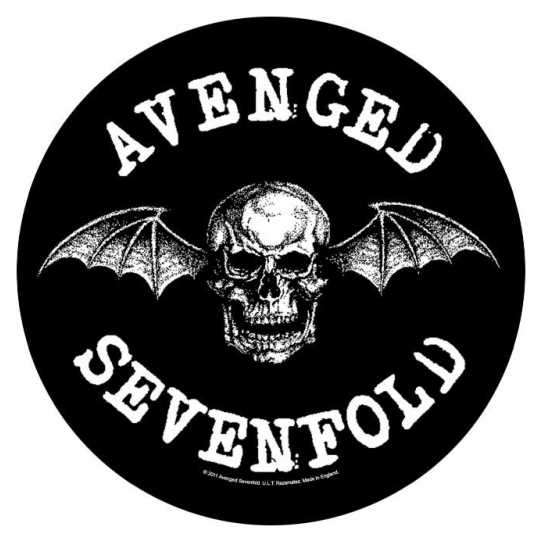 Avenged Sevenfold - Death Bat - Rückenaufnäher / Back patch / Aufnäher