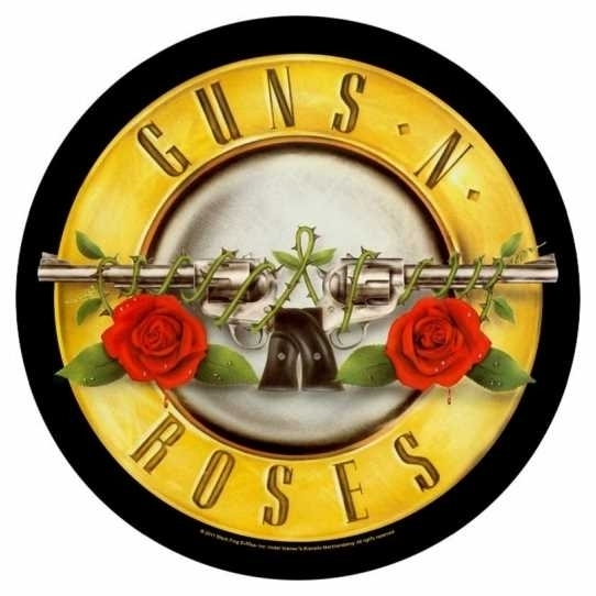 Guns N Roses - Bullet Logo - Rückenaufnäher / Backpatch