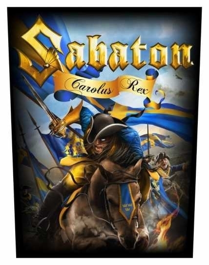Sabaton - Carolus Rex - Rückenaufnäher / Back patch / Aufnäher