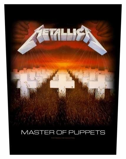 Metallica - Master Of Puppets - Rückenaufnäher / Back patch / Aufnäher