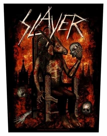Slayer - Devil On Throne - Rückenaufnäher / Backpatch