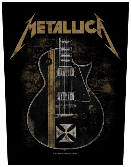 Metallica - Hetfield Guitar - Rückenaufnäher / Back patch / Aufnäher