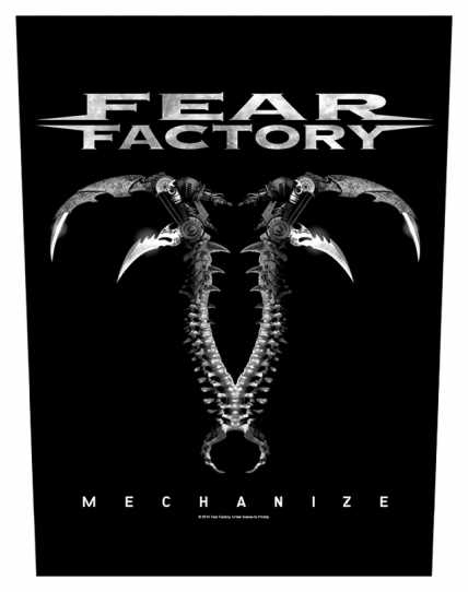 Fear Factory - Mechanize - Rückenaufnäher / Back patch / Aufnäher