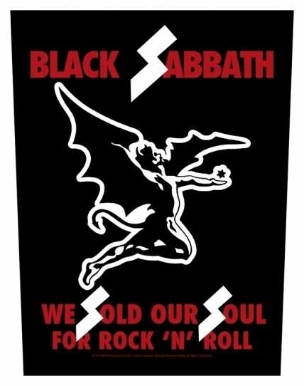 Black Sabbath - Sold our Soul - Rückenaufnäher / Back patch / Aufnäher