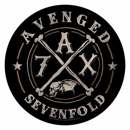 Avenged Sevenfold - 7 AX - Rückenaufnäher / Back patch / Aufnäher