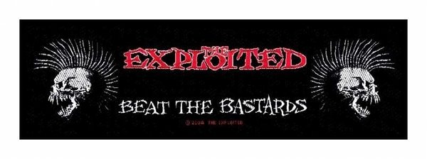 The Exploited - Beat The Bastards - Superstrip - Aufnäher / Patch