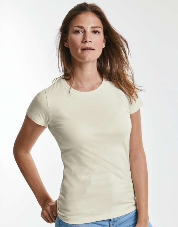 T-Shirt: Ladies’ Pure Organic - Bio Baumwolle - Russell