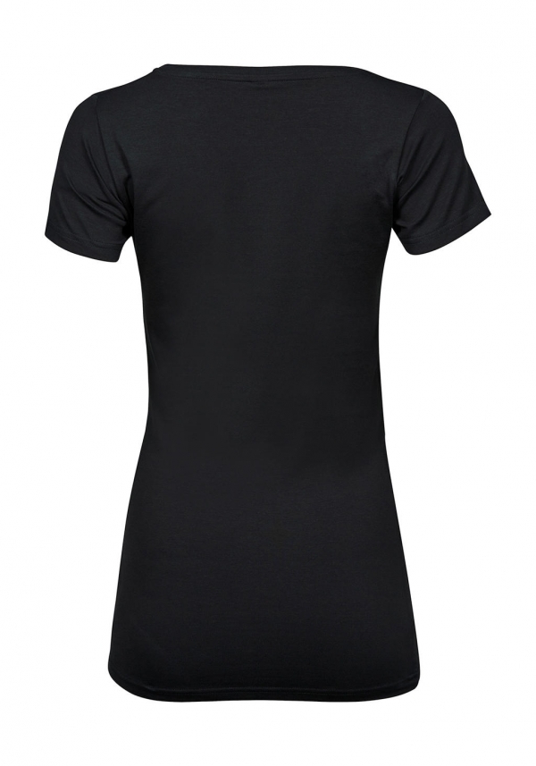 T-Shirt: Ladies’ Stretch Tee extra lang - Tee Jays