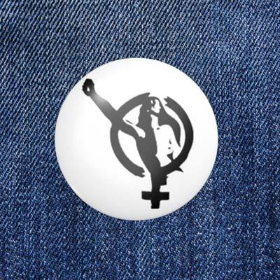 Journée internationale de lutte pour les droits des femmes - 2,3 cm - Anstecker / Button / Pin