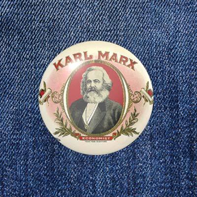 KARL MARX - 2.3 cm - Button / Badge / Pin