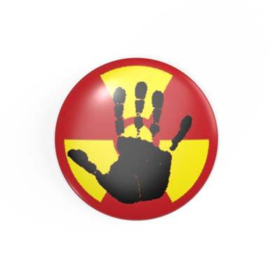 Gegen Atomkraft - 2,3 cm - Anstecker / Button / Pin