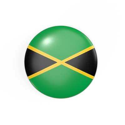 Jamaica - Flagge - 2,3 cm - Anstecker / Button