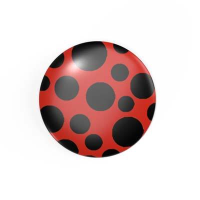 June beetle - 2.3 cm - Button / Badge / Pin