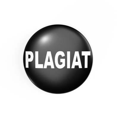 PLAGIAT - 2,3 cm - Anstecker / Button