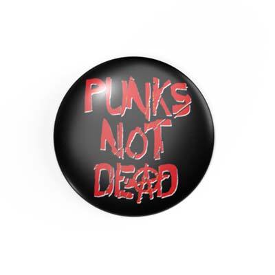 PUNKS NOT DEAD - Anarchie - 2,3 cm - Anstecker / Button