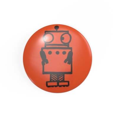 Roboter - 2,3 cm - Anstecker Button