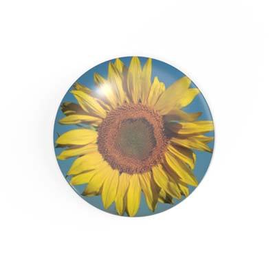 Sonnenblume - 2,3 cm - Anstecker / Button
