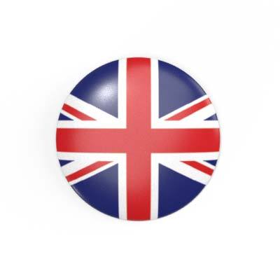 Union Jack - UK Flagge - 2,3 cm - Anstecker / Button