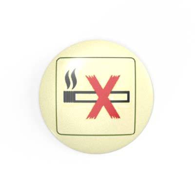 Rauchen verboten - 2,3 cm - Anstecker / Button / Pin