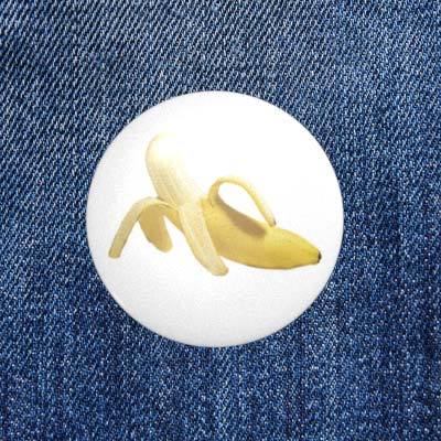 Banane - 2,3 cm - Anstecker / Button / Pin