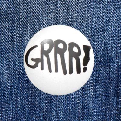 GRRR! - Comic - 2,3 cm - Anstecker / Button