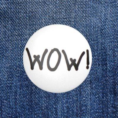 WOW! - Comic - 2,3 cm - Anstecker / Button / Pin