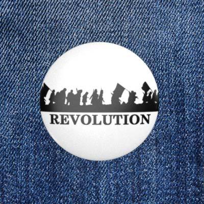 REVOLUTION - Aufstand - 2,3 cm - Anstecker / Button