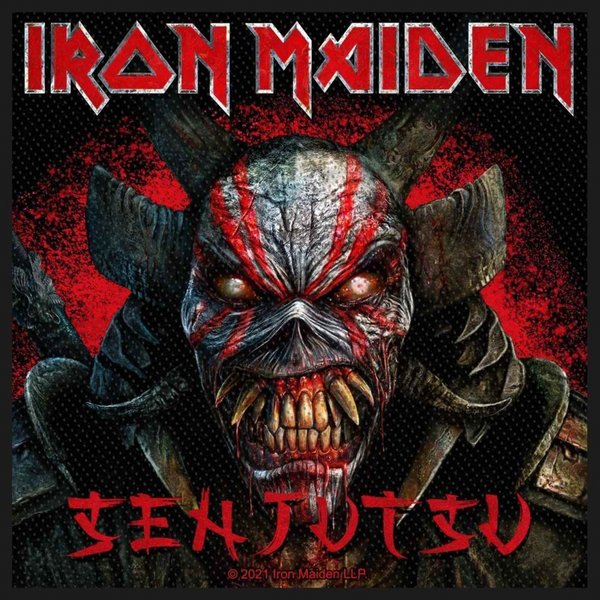 Iron Maiden - Senjutsu - Back Cover - Aufnäher / Patch