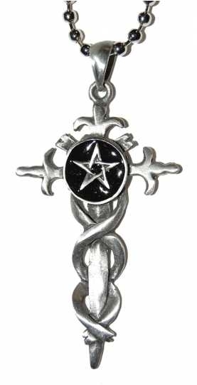 Gothic Halskette Kreuz - viktorianisch