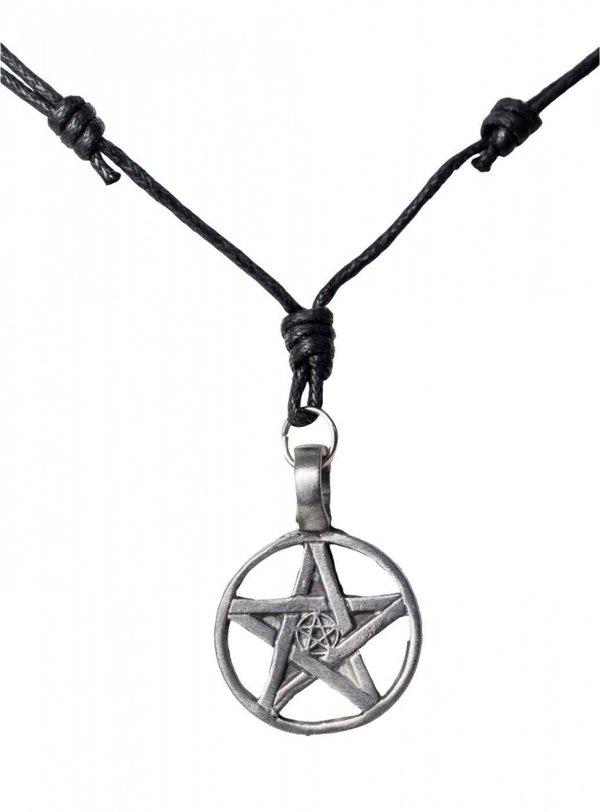 Halskette mit altertümlichen Pentagramm