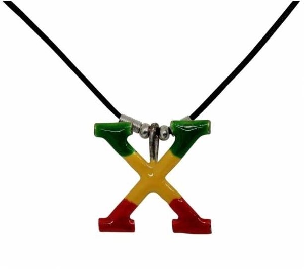 Halskette Rasta X Symbol