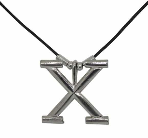 X Anhänger Halskette