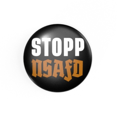 STOPP NSAFD - 2.3 cm - Button / Badge / Pin